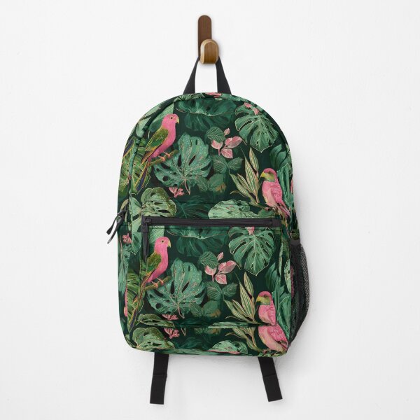 Item preview, Nature Tropical Pink Birds Jungle Paradise Art Design designed and sold by ART ATTACK ZONE.