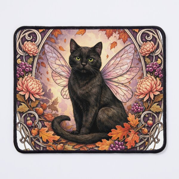 Item preview, Fairy Cat - Autumn Kitty designed and sold by catmamadesigns.