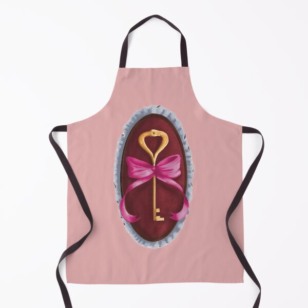 Item preview, Cottage Core Key on Red Velvet with Pink Bow designed and sold by ArtistEmFae.