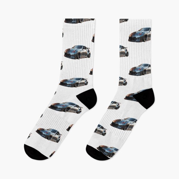 Item preview, Nissan 370Z Black Graphite White Design JDM Street Racing designed and sold by Lellenatavarez.