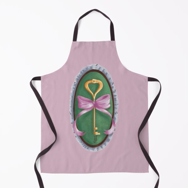 Item preview, Cottage Core Key on Light Green Velvet with Pink Bow designed and sold by ArtistEmFae.