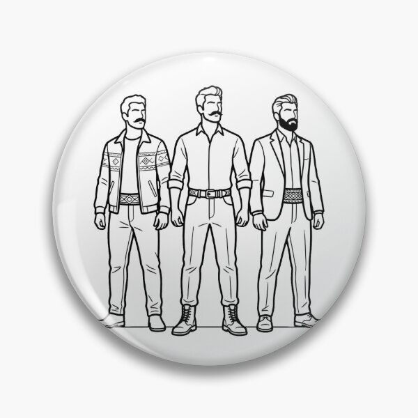 Item preview, Kurdish Men Modern Minimalist Line Art designed and sold by DuckOddity.
