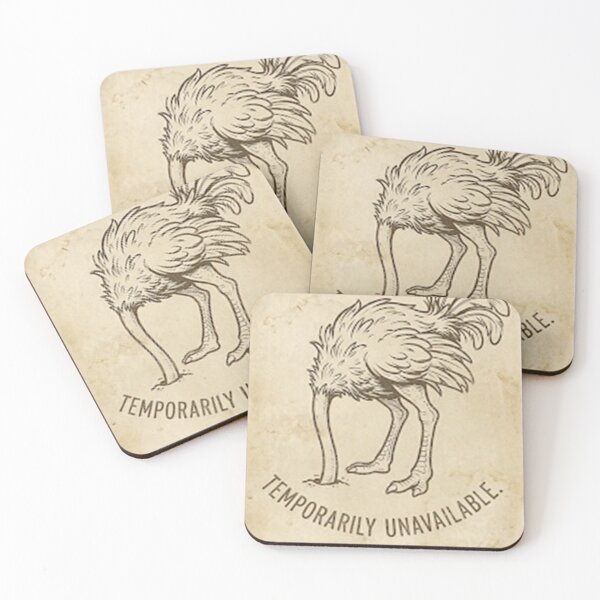 Item preview, Ostrich head in the sand designed and sold by Robo-Mart Smart Shopping.