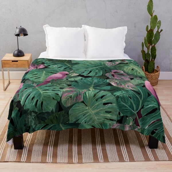 Item preview, Exotic Tropical Pink Birds Jungle Paradise Art Design designed and sold by ART ATTACK ZONE.