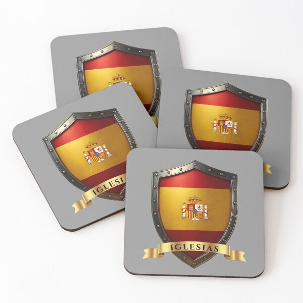 Item preview, Iglesias Spain Heraldic Name Shield designed and sold by Highlandkings.