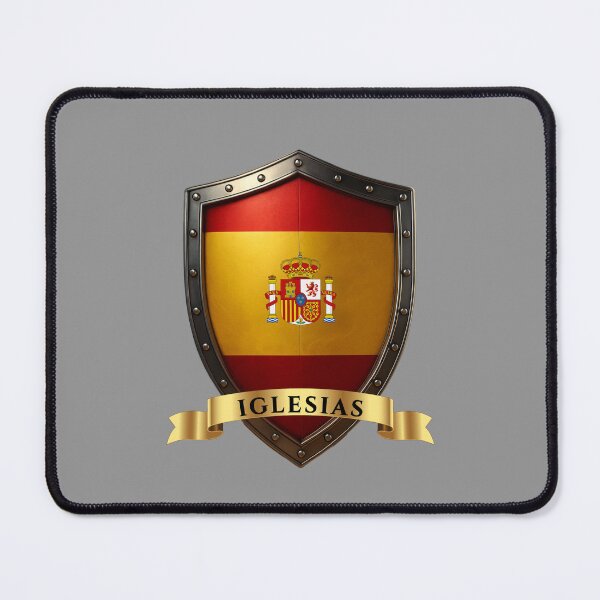 Item preview, Iglesias Spain Heraldic Name Shield designed and sold by Highlandkings.