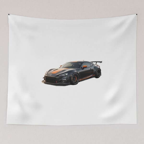 Item preview, Toyota GT86 Black Orange Accents JDM Drift Street Racing designed and sold by Lellenatavarez.