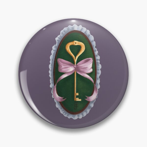 Item preview, Cottagecore, Croquette Key on Green Velvet  designed and sold by ArtistEmFae.