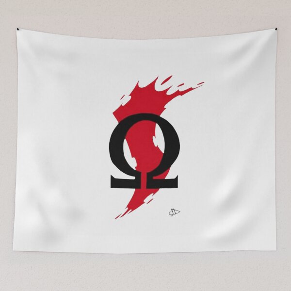 Item preview, god of war flag designed and sold by abriellaStudios.