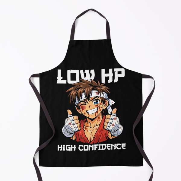 Item preview, ANIME - LOW HP HIGH CONFIDENCE designed and sold by KEF Custom.