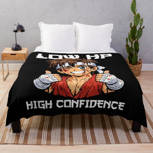 Item preview, ANIME - LOW HP HIGH CONFIDENCE designed and sold by KEF Custom.