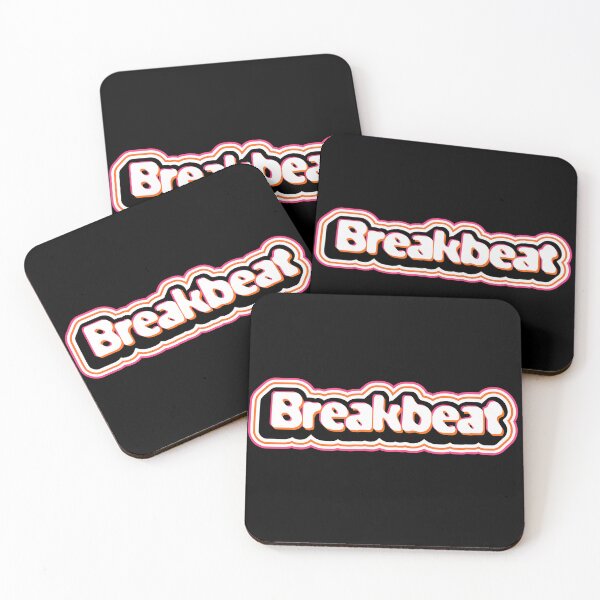 Item preview, BREAKBEAT  - Neon Chest Outline (White/orange) designed and sold by Discothreadz.