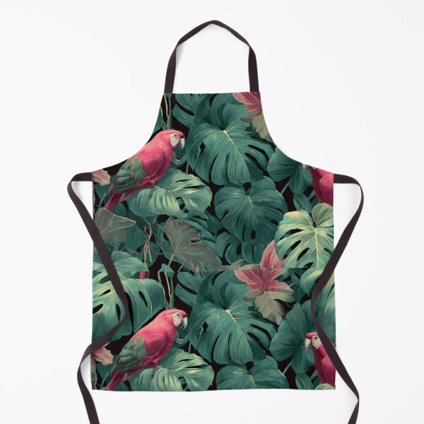 Item preview, Pattern Tropical Pink Birds Jungle Paradise Art Design designed and sold by ART ATTACK ZONE.