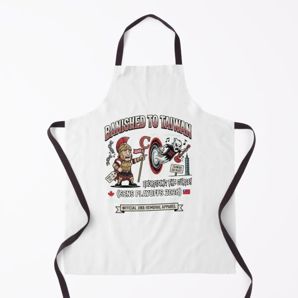 Item preview, Banished to Taiwan Ottawa Hockey - Exorcising the Curse 2026 Playoffs Fan Gear designed and sold by FarDesign.