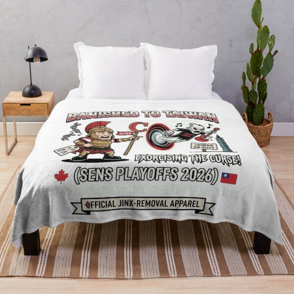 Item preview, Banished to Taiwan Ottawa Hockey - Exorcising the Curse 2026 Playoffs Fan Gear designed and sold by FarDesign.