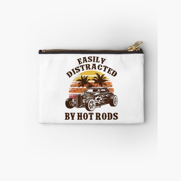 Item preview, Easily Distracted By Hot Rods Vintage 70s Retro Sunset designed and sold by Dmetalx Art Apparel.