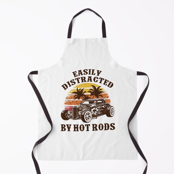 Item preview, Easily Distracted By Hot Rods Vintage 70s Retro Sunset designed and sold by Dmetalx Art Apparel.