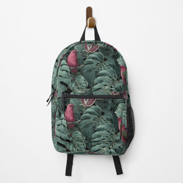 Item preview, Botanical Tropical Pink Birds Jungle Paradise Art Design designed and sold by ART ATTACK ZONE.