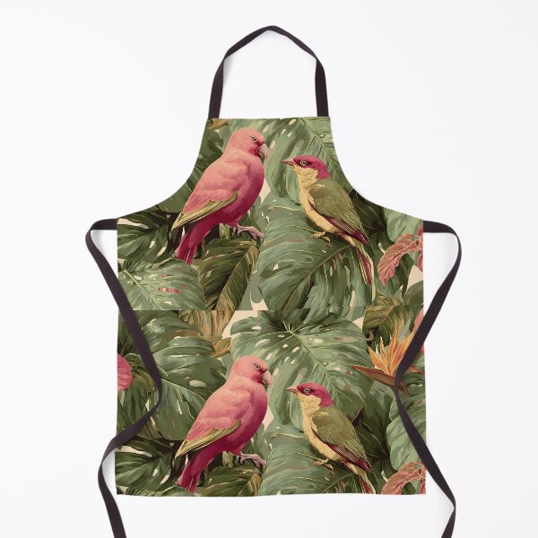 Item preview, Wild Tropical Pink Birds Jungle Paradise Art Design designed and sold by ART ATTACK ZONE.