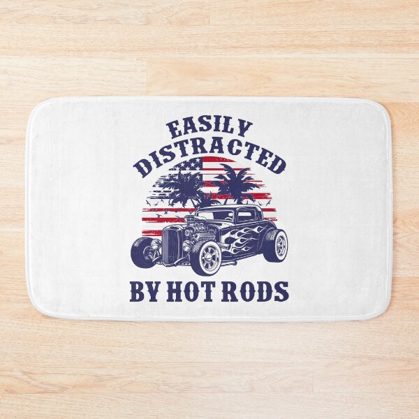 Item preview, USA 250 American Flag Hot Rod - Easily Distracted By Hot Rods designed and sold by Dmetalx Art Apparel.