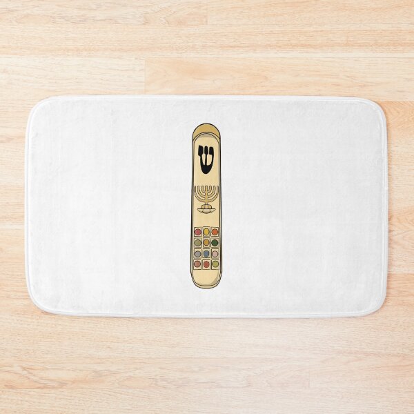 Item preview, Golden Mezuzah Art Menorah Symbol Modern Judaica designed and sold by shopdiego.