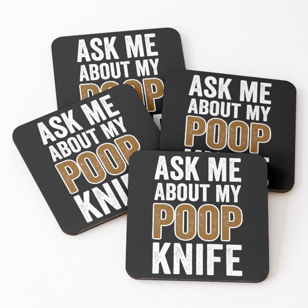 Item preview, Ask Me About My Poop Knife designed and sold by VintageMashup.