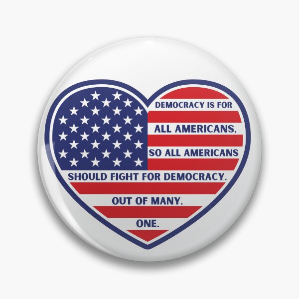 Item preview, Heart Shaped American Flag Democracy Unity Design designed and sold by WillandWent.