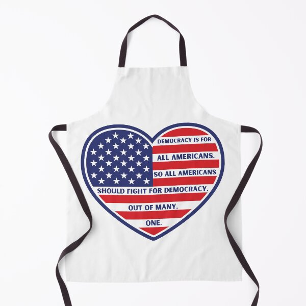 Item preview, Heart Shaped American Flag Democracy Unity Design designed and sold by WillandWent.