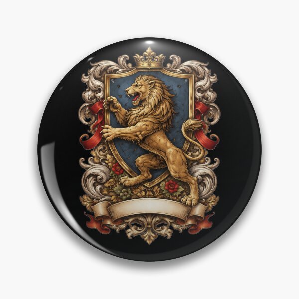 Item preview, Lion crest designed and sold by Foolkiller88.