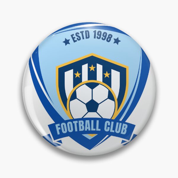 Item preview, vintage Football Club Badge Retro Soccer Design designed and sold by A touch of creativity.