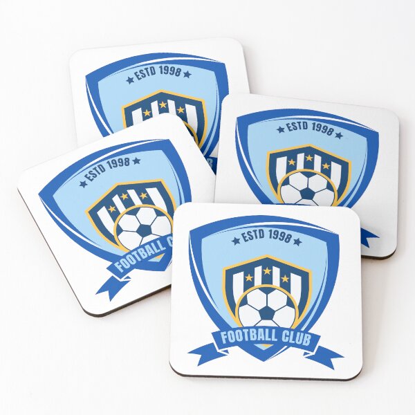 Item preview, vintage Football Club Badge Retro Soccer Design designed and sold by A touch of creativity.