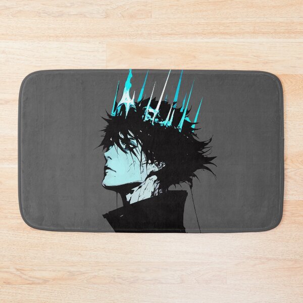Item preview, Gothic Anime King Blue Ice Crown Dark Portrait designed and sold by RamyGallery.
