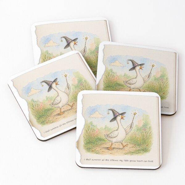 Item preview, Silly Summoning Goose designed and sold by Everything's Fyne.