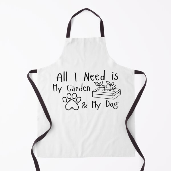 Item preview, All I Need Is My Garden And My Dog Shirt – Funny Dog Lover Gardening Quote designed and sold by JinxiesWorld.