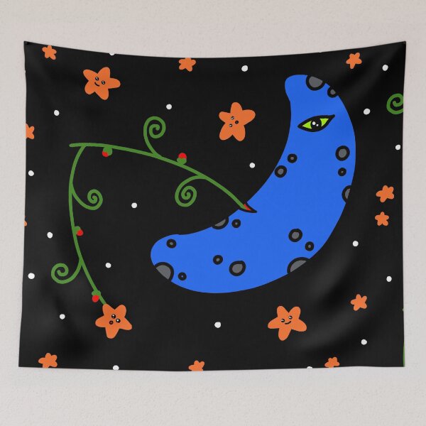 Item preview, The blue moon and the stars Pu designed and sold by EMILYVU22.