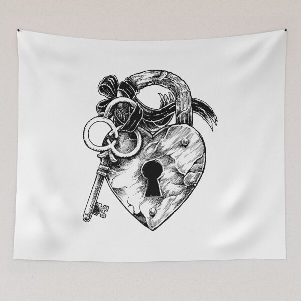 Item preview, Heart Lock and Key designed and sold by fadhilfahrianto.