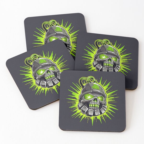 Item preview, Toxic Radioactive Skull - Biohazard Tactical Logo designed and sold by Z-RankCUSTOMS.