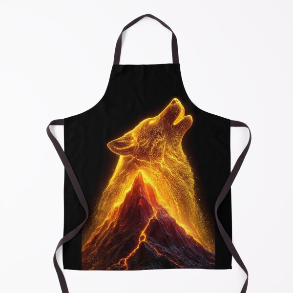 Item preview, Cosmic Galaxy Wolf Glowing Gold Spirit designed and sold by Krasnovaovaova.