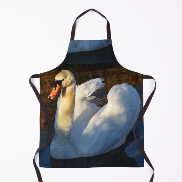 Item preview, Mute Swan Preening on Glittering Autumn Water designed and sold by Shanguai.