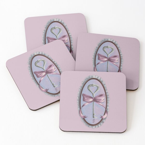 Item preview, Cottage Core Key on Lilac Velvet with Purple Bow designed and sold by ArtistEmFae.