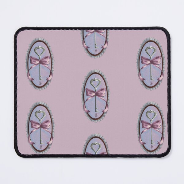 Item preview, Cottage Core Key on Lilac Velvet with Purple Bow designed and sold by ArtistEmFae.