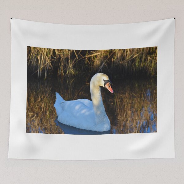 Item preview, Mute Swan Gliding on a Calm Autumn Lake designed and sold by Shanguai.
