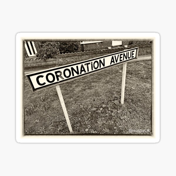 Coronation Avenue Sign Grappenhall Warrington Cheshire WA4 2QW