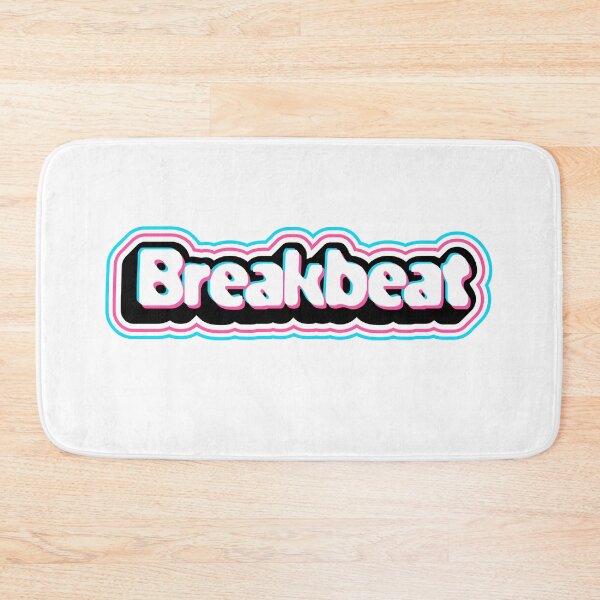 Item preview, BREAKBEAT - Neon Chest Print (Pink) designed and sold by Discothreadz.
