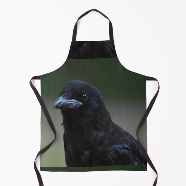 Item preview, Carrion Crow Portrait Against Soft Green Background designed and sold by Shanguai.