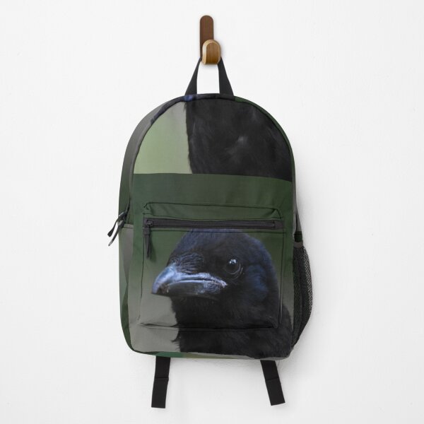 Item preview, Carrion Crow Portrait Against Soft Green Background designed and sold by Shanguai.