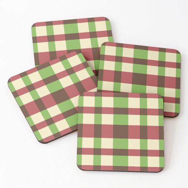 Item preview, Holiday red green plaid seamless pattern designed and sold by Bloomiastudio.