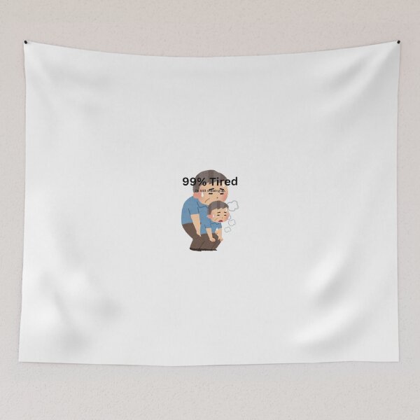 Item preview, 99 Percent Tired Still Pushing Design designed and sold by MzansiMoodSA.