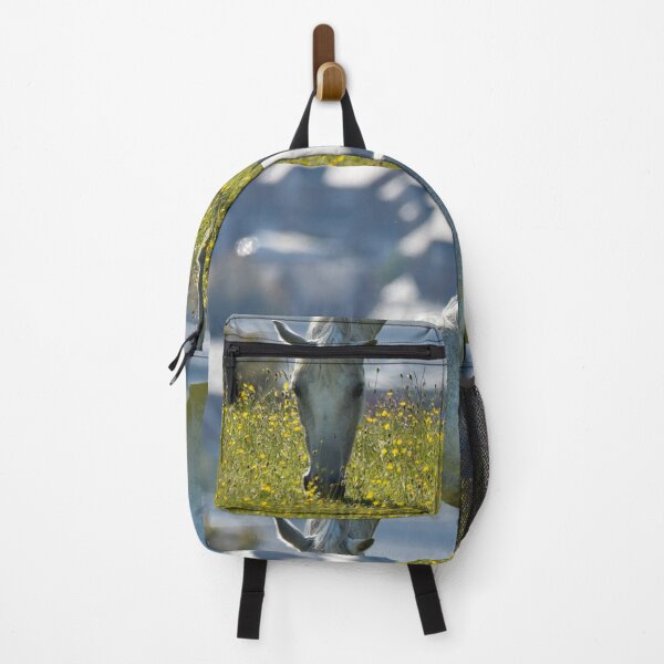 Item preview, White Horse Grazing Buttercup Field Wales UK designed and sold by Shanguai.