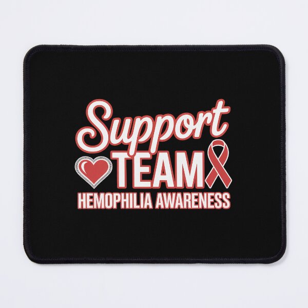 Item preview, Hemophilia Awareness Red Support Ribbon designed and sold by BlassmausArt.